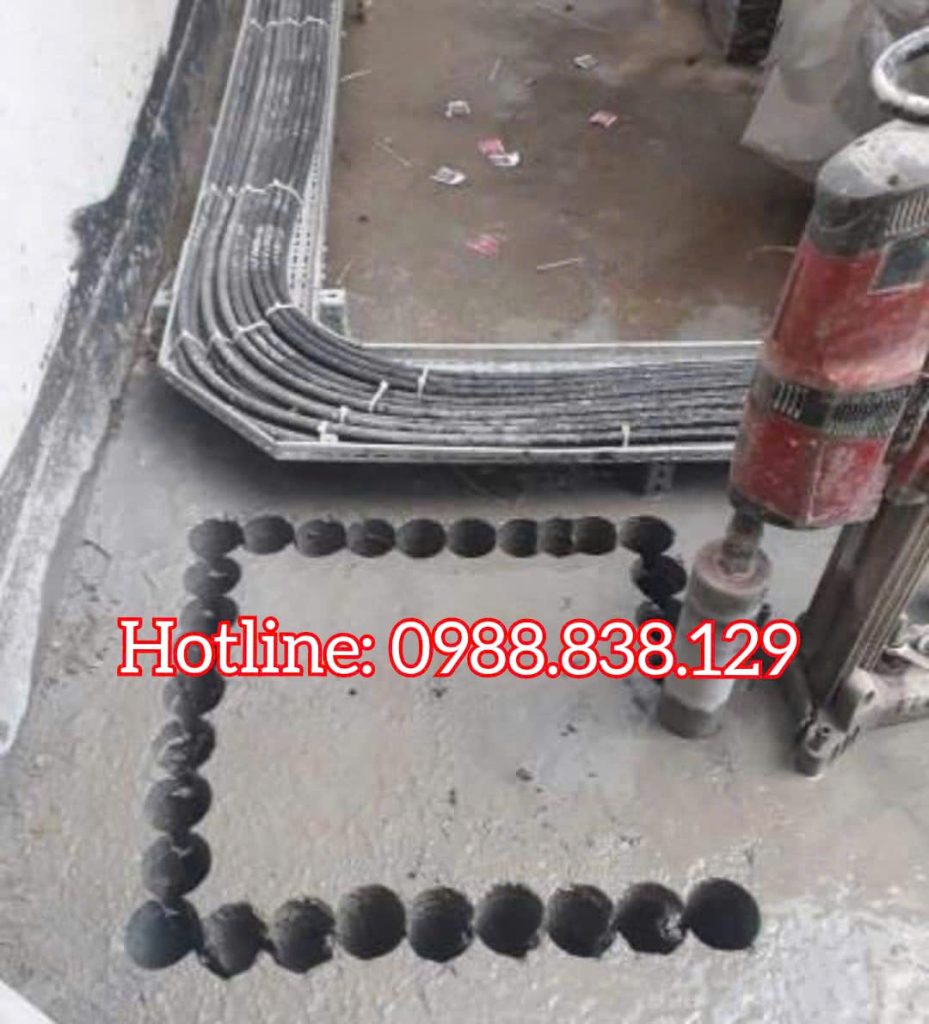 Khoan rút lõi bê tông quận 10 uy tín, giá rẻ