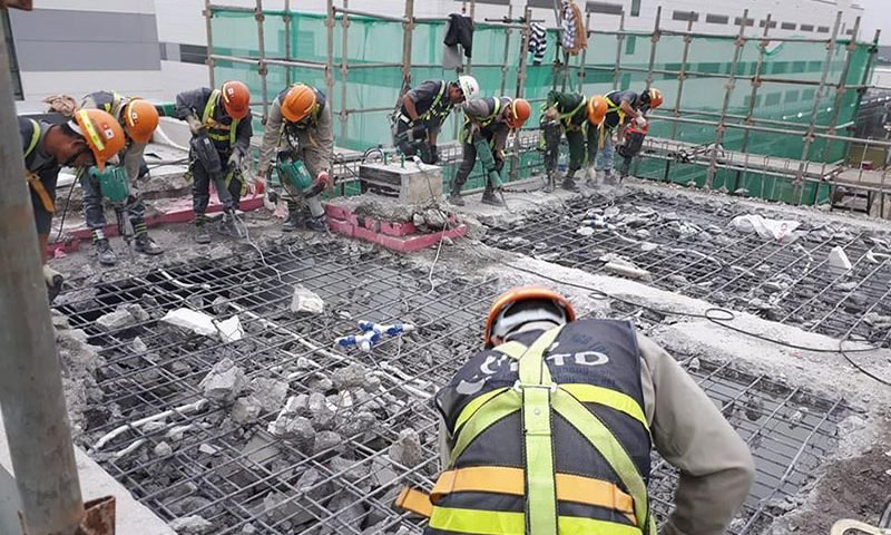 Khoan Cắt Bê Tông Dĩ An. 0988838129 Cắt Đục Nền Xưởng Giá Rẻ