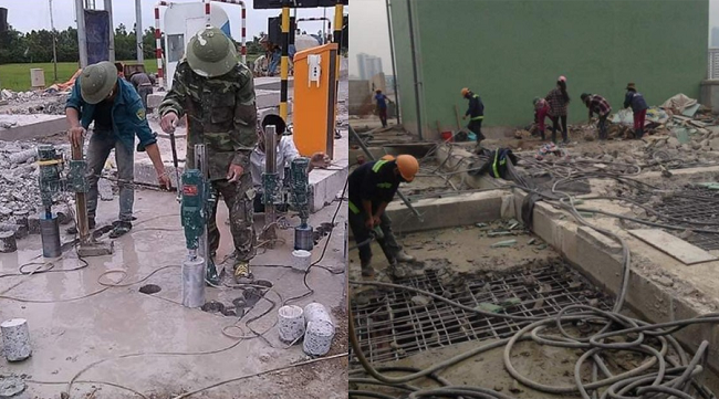 Khoan cắt be tông chuyên nghiệp Bình Dương