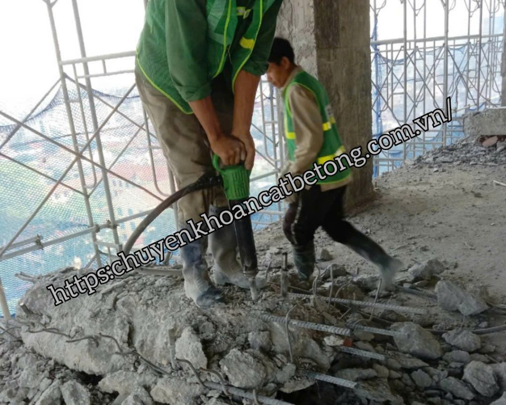 Đục phá bê tông tại quận 2 thi công uy tín, giá rẻ