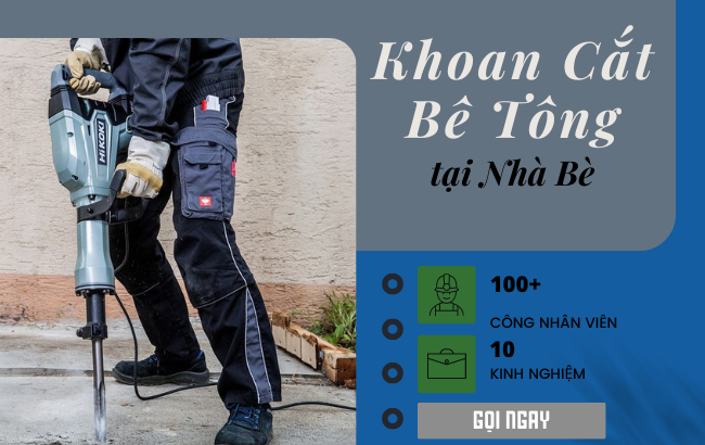 khoan cắt bê tông tại nhà bè