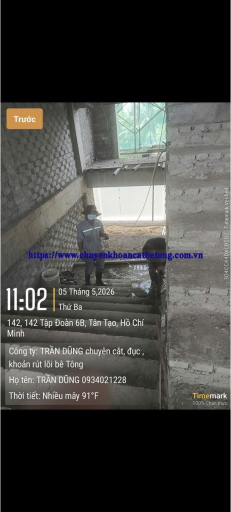 Khoan Cắt Bê Tông Quận 1 - Giải Pháp Thi Công Không Rung, Không Ồn